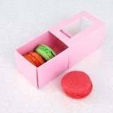 3 Pink Macaron Window Boxes($1.55/pc x 25 units)